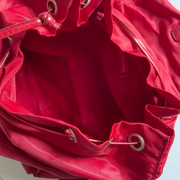 American Girl Red Drawstring Mini Backpack Purse - Picture 5 of 6